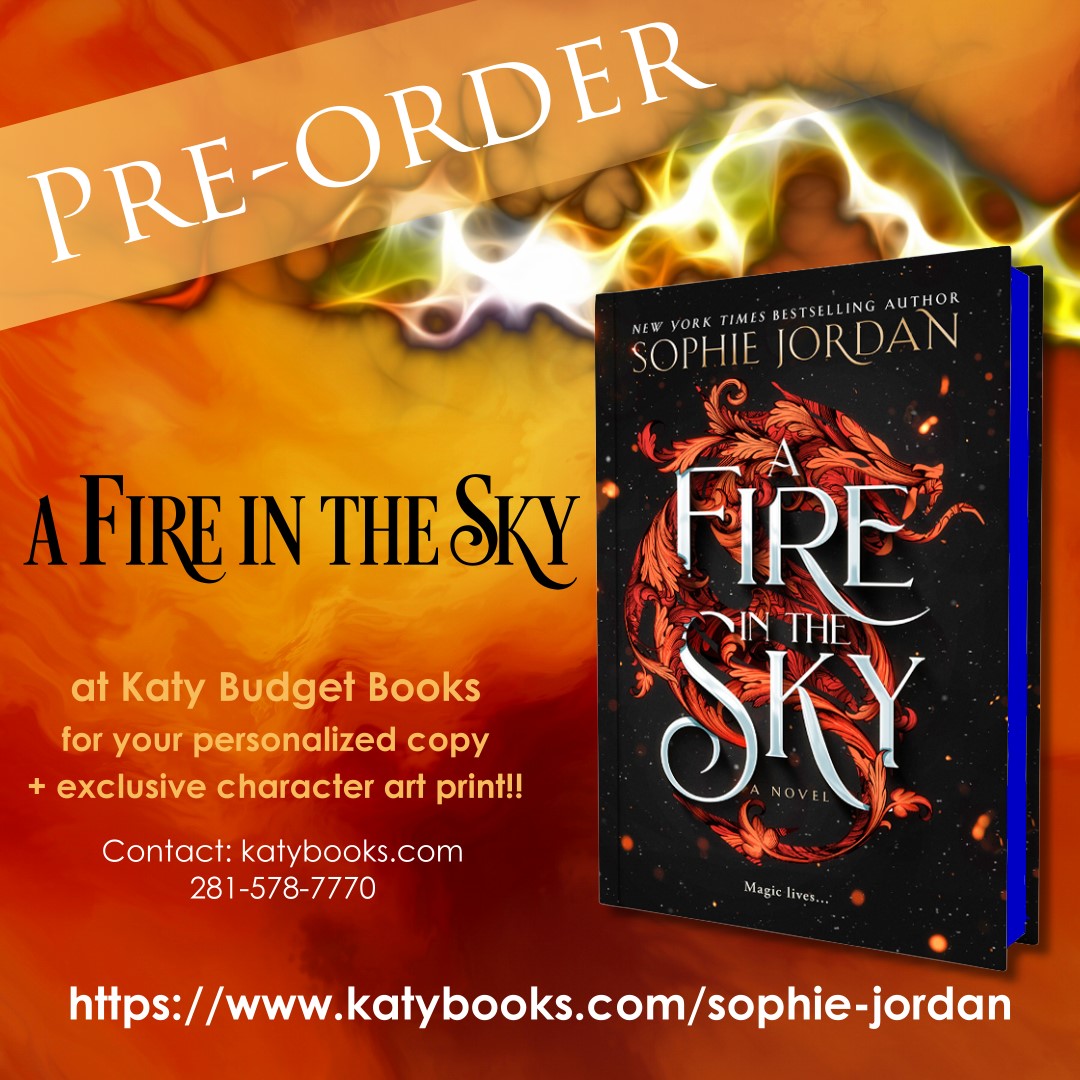 Sophie Jordan's A Fire in the Sky preorder